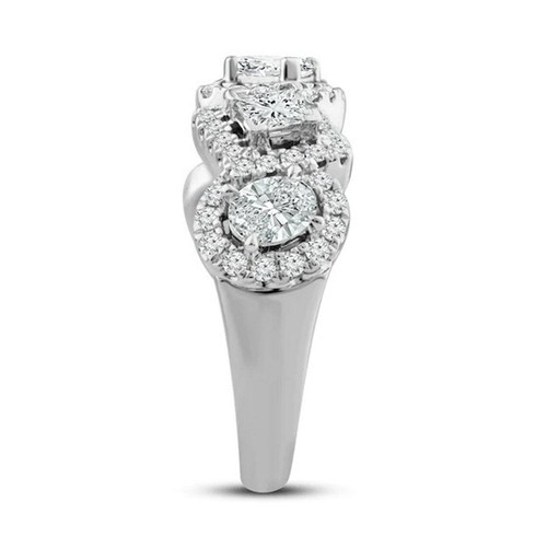 Multi stone engagement ring - engagement,
